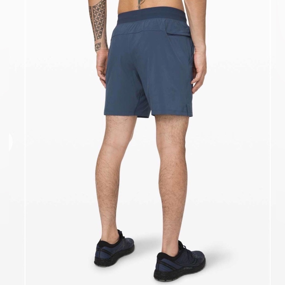 LULULEMON ATHLETICA TEAL ATHLETIC SHORT WITH A POCKET IN THE SIDE SIZE M - Picture 11 of 12